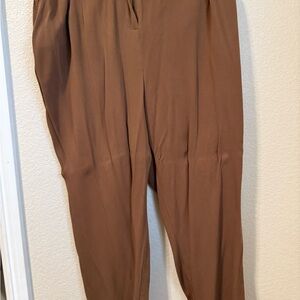 Forever 21 Womens Tan Tie Pants